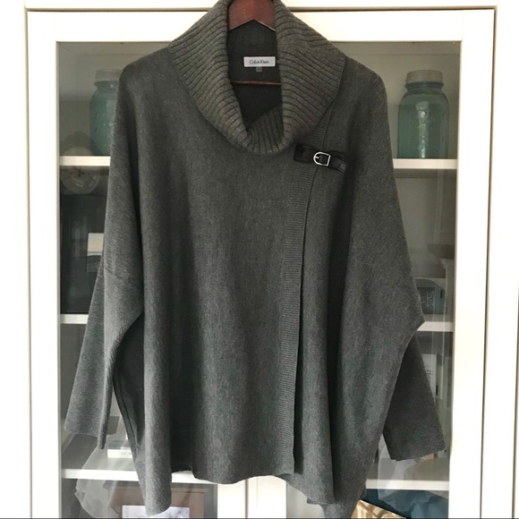 Calvin Klein Sweaters - Calvin Klein Wrap Poncho Styled Sweater